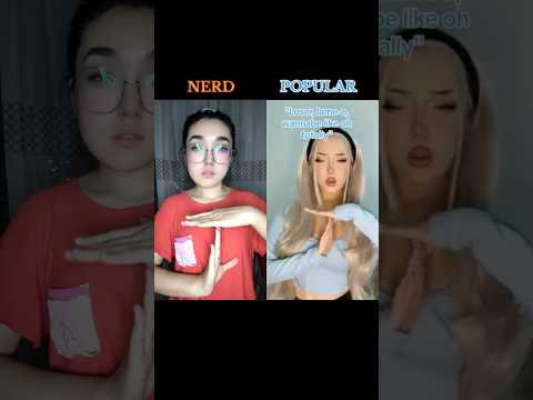 The popular girl teaches the nerd how to become popular#sho#short #shortvideo #popular