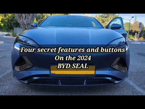 Four secret features on the 2024 BYD SEAL that you must know about. safety and convenience.
