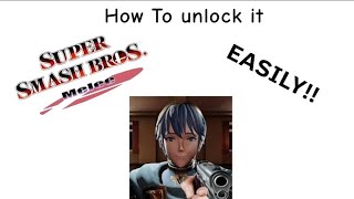 How To Unlock Marth Easily On Super Smash Bros Melee