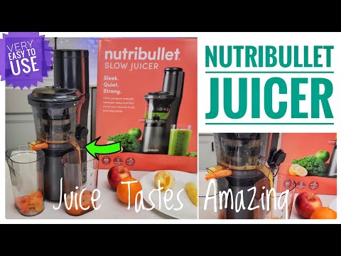 Nutribullet Slow Masticating Juicer Machine Review   Very Powerful!
