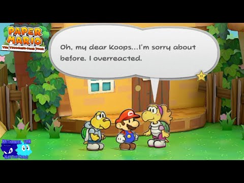 Paper Mario: TTYD (Switch): What if you talk to Koopie Koo after Koops has just joined your party?