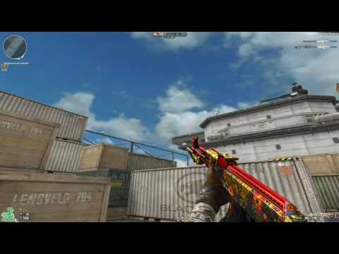 Cross Fire Russia || AK47-Knife Khokhloma (AK-47-A-Хохлома)!