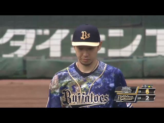 【5回裏】どうしたバファローズ・金子千尋!? 一挙6失点で降板... 2015/7/5 Bs-H