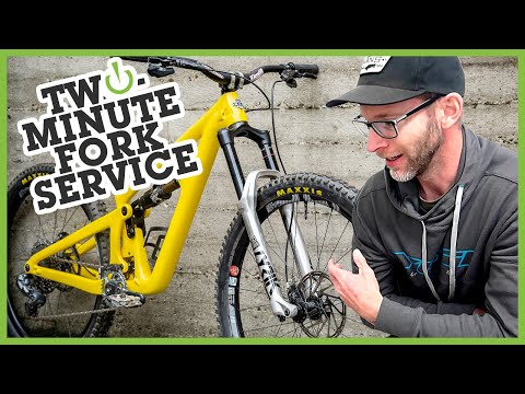 Two-Minute Mountain Bike Fork Service with Lee Trumpore