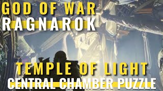 God of War Ragnarok - Temple of Light - Central Chamber puzzle