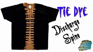 How to Tie Dye:  Discharge Spine [Bleach]