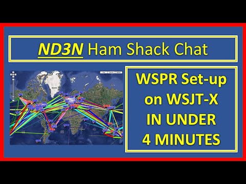Ham Radio: WSPR Set-Up on WSJT-X - In Under 4 Minutes #WSPR mode #WSJT-X