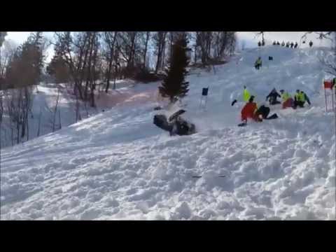 Tremendo Fail en Moto de Nieve