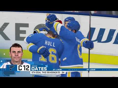 Gretzky get injured vs Blues