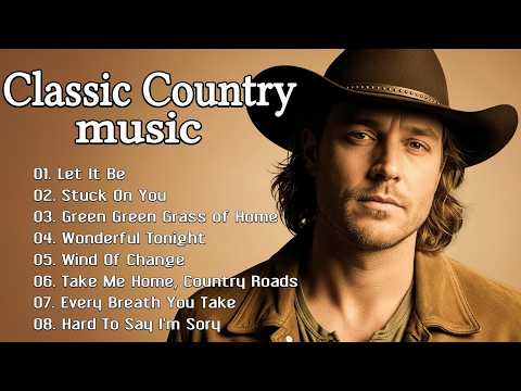 Let It Be, Stuck On You, Green Green Grass of Home – Classic Country Music Timeless 60s, 70s, 80s 🤠