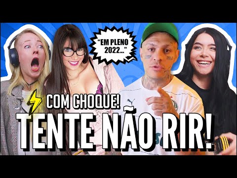 JOVENS REAGEM A DESAFIO SE RIR LEVA CHOQUE - TENTE NÃO RIR #78 - 2022 ANO DA COPA DO MUNDO...