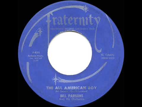 1959 HITS ARCHIVE: The All American Boy - Bill Parsons (Bobby Bare) (a #2 record)