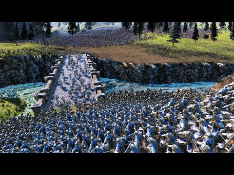 4 ARMIES | BATTLE FOR THE CASTLE - Ultimate Epic Battle Simulator
