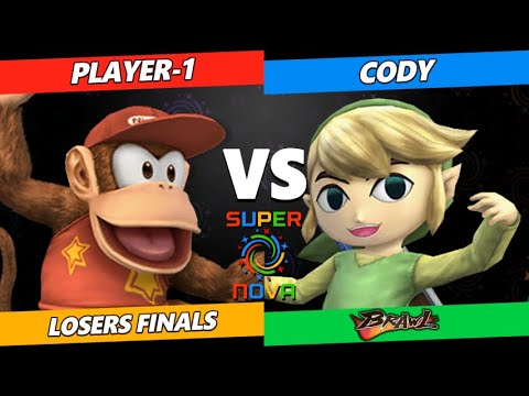 Supernova 2024 LOSERS FINALS - Player-1 (Diddy Kong) Vs. Cody (Toon Link, Meta Knight) Smash Brawl T