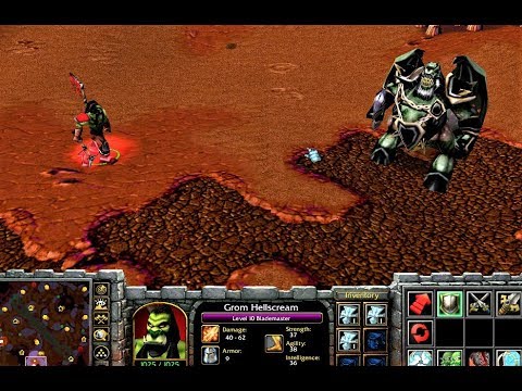 Warcraft 3 Versus - (Lvl 10) Grom Hellscream Vs Mannoroth