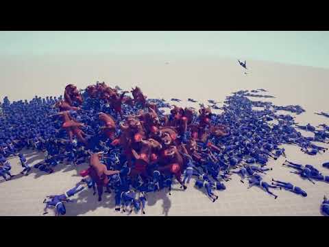 50 Minotaurs VS 2500 Peasants - TABS