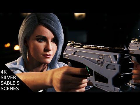 Spider-Man - All Silver Sable's Scenes - 4K