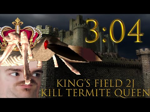 [75k+ WR] King's Field 1 (2J) - Kill Termite Queen Speedrun in 3:04.734
