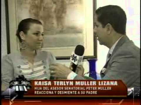 SuperXclusivo 11/5/10 - Habla Kaisa Muller Lizana, la hija de Peter Muller