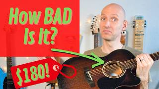 Video thumbnail for Is THIS the WORST budget acoustic-electric guitar? [Mitchell T333CE-BST review & demo] by NO SHRED ZONE