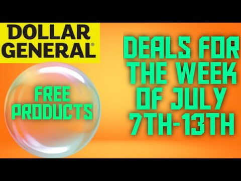 DOLLAR GENERAL BEST DEALS OF THE WEEK JULY 7TH -13TH Video