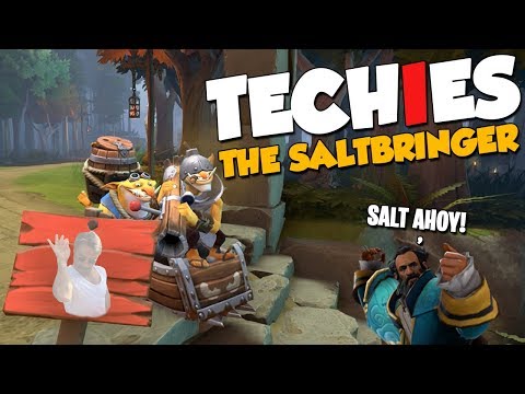 Techies the Saltbringer - DotA 2 Funny Moments