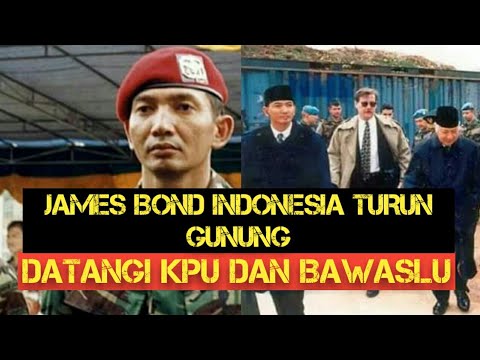 Sosok James bond indonesia turun Gunung Ke KPU dan Bawaslu Video