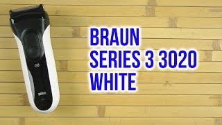 Braun Series 3 3020s White - відео 1