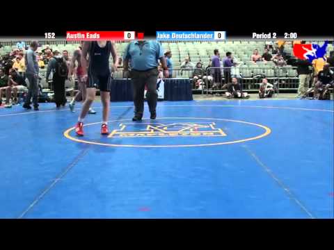 Austin Eads vs. Jake Deutschlander at 2013 West Jr. Freestyle Regional