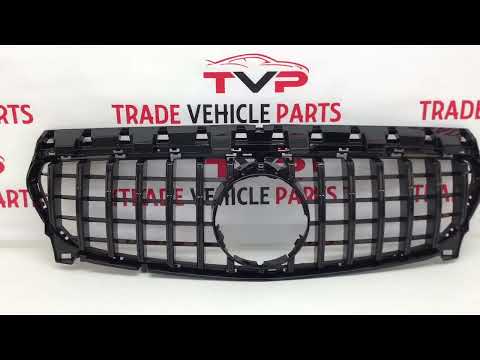 Fits Mercedes CLA Class W117 C117 2016-2019 Front Bumper Grille Sport Gloss Black video