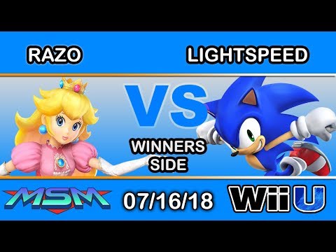 MSM 155 - Razo (Peach) Vs LightSpeed (Sonic) Winners R3 - Smash 4
