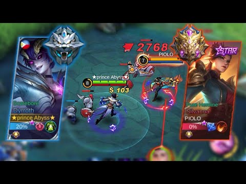 Watch this learn how to counter silvanna! Dyrroth VS. Silvanna.