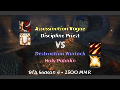 Assassination Rogue PvP 8.3 - Playing vs Destro and it doesn't last 10 mins ?!