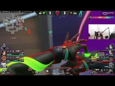 reaction TenZ to win zeta 2on4 vs nip