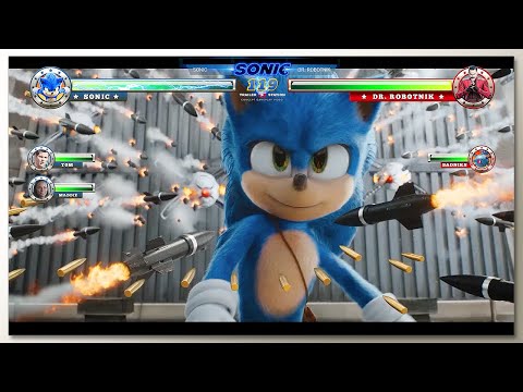 Sonic vs Dr. Robotnik @Rooftop with Healthbars