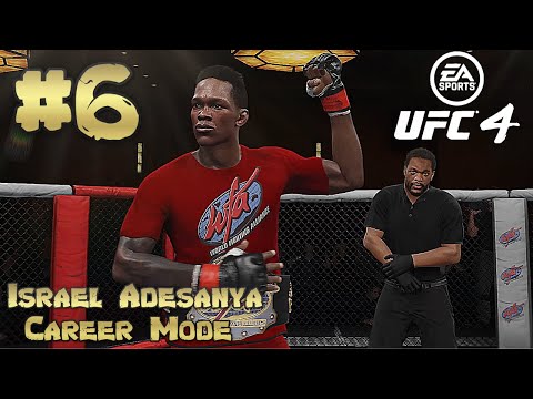 Last WFA Run : Israel Adesanya UFC 4 Career Mode : Part 6 : EA Sports UFC 4 Career Mode (PS4)