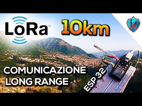 😨LONG RANGE COMMUNICATION with ESP32 up to 10km - SENDING and RECEIVING DATA