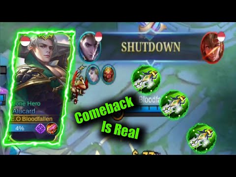 Epic Comeback Moment Alucard || Alucard Best Build 2022 MLBB