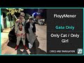FloyyMenor - Gata Only Lyrics English Translation - ft Cris Mj - Spanish and English Dual Lyrics