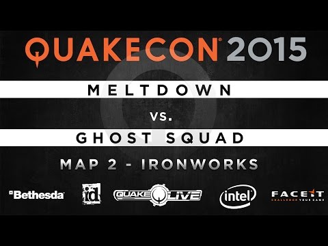 Meltdown vs. Ghost Squad - Map 2 - IronWorks (QUAKECON 2015 CTF)