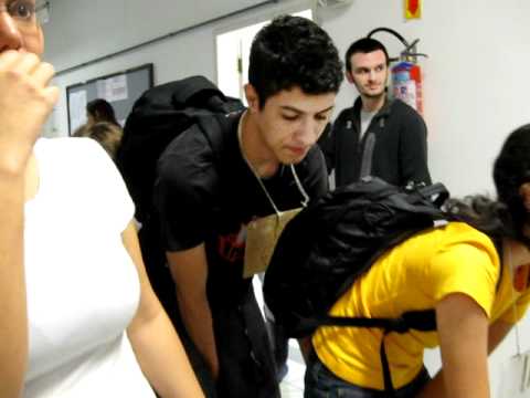 Trote Jornalismo UFSC 2010/2 - No corredor 2