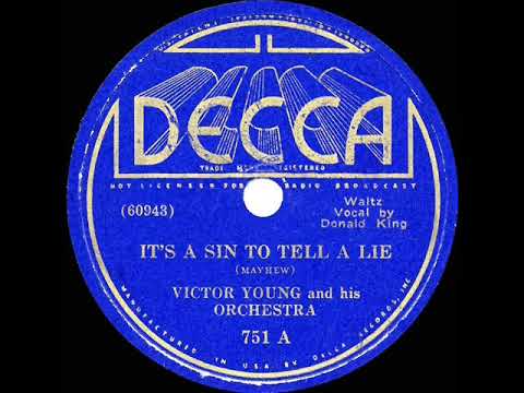 1936 HITS ARCHIVE: It’s A Sin To Tell A Lie - Victor Young (Dick Robertson, vocal)