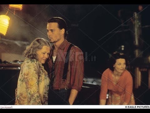 JUDI DENCH AND JOHNNY DEPP DANCE IN THE MAKING OF "CHOCOLAT"