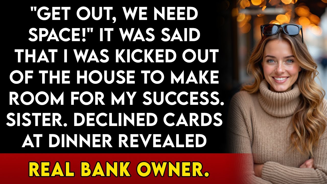 My Family Kicked Me Out to Make Room for the Golden Child, But I Controlled the Funds