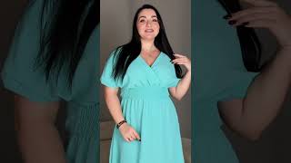 COCO - letní šaty - aqua, velikost sedne S až XL