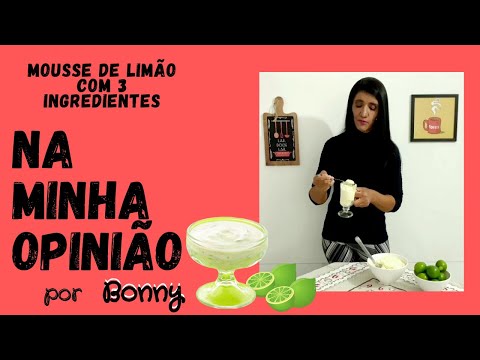 Mousse de limão fácil