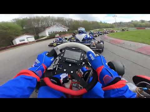 Karting KZ2 - KTWB Ampfing 2023 - Gentleman - Start and Crash