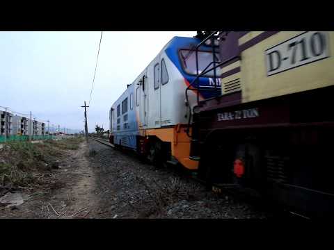 Locomotoras D-710 + MRV-1 || Villa Alemana - San Pedro - Quillota - La Cruz + imprudencia al volante