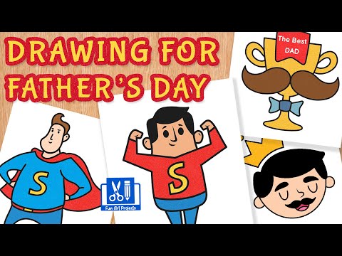 Father's Love Drawing | Drawing for Happy Fathers Day...