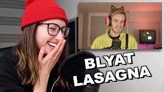 PewDiePie REACTED TO MY COVER OF BITCH LASAGNA